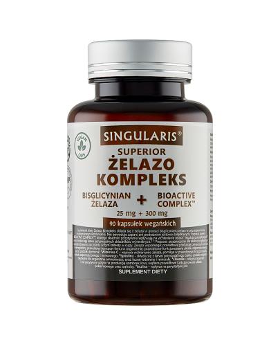  Singularis Superior Żelazo Kompleks 25 mg + 300 mg - 90 kaps. - cena, opinie, właściwości - Apteka internetowa Melissa  