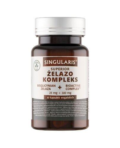  Singularis Superior Żelazo Kompleks 25 mg + Bioactive Complex 300 mg, 30 kapsułek - Apteka internetowa Melissa  