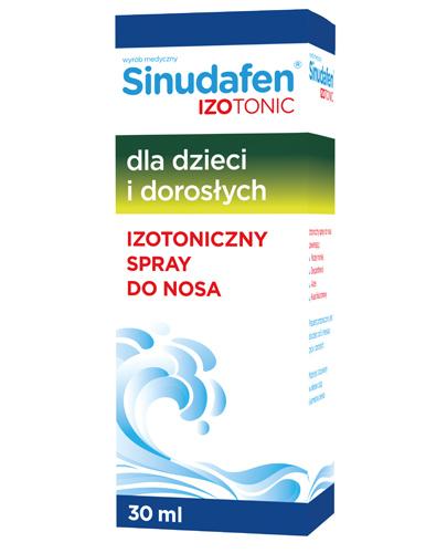  SINUDAFEN IZOTONIC Izotoniczny spray do nosa - 30 ml - Apteka internetowa Melissa  