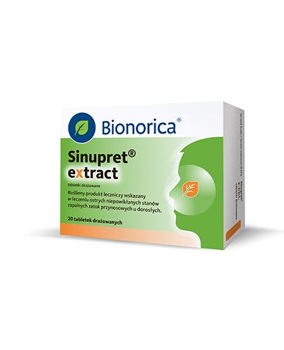 SINUPRET EXTRACT - 20 tabl. Na zatoki - cena, opinie, wskazania - Apteka internetowa Melissa