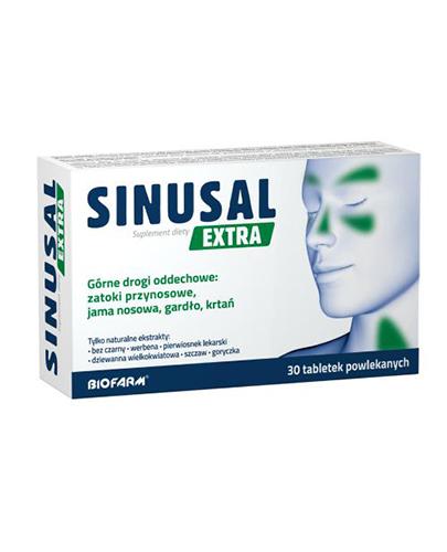  Sinusal Extra, 30 tabletek powlekanych - Apteka internetowa Melissa  