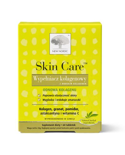 SKIN CARE WYPELNIACZ KOLAGENOWY Z MORSKIM KOLAGENEM Odnowa kolagenu - 60 tabl.