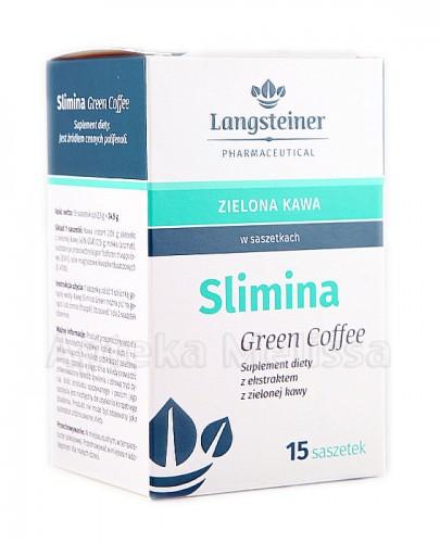 SLIMINA GREEN COFFEE - 15 sasz. - Apteka internetowa Melissa