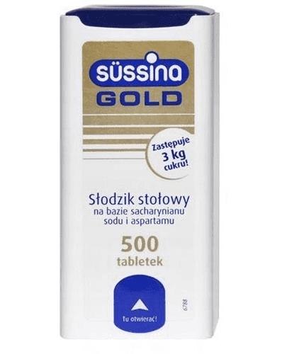  SUSSINA GOLD Słodzik - 500 tabl. + 150 tabl. - cena, opinie, wskazania - Apteka internetowa Melissa  