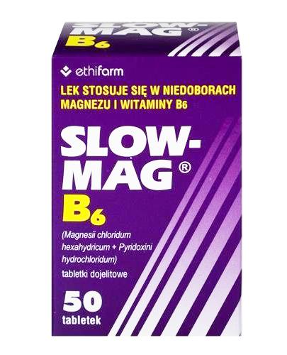  SLOW-MAG B6, 50 tabletek - Apteka internetowa Melissa  