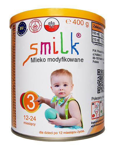  Smilk 3 Mleko następne - 400 g Mleko w proszku dla dzieci powyżej 1. roku życia - cena, opinie, stosowanie  - Apteka internetowa Melissa  