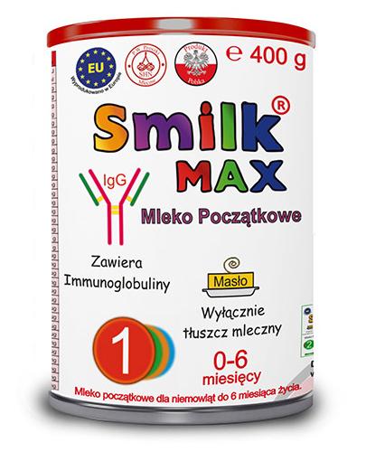  Smilk Max 1 Mleko początkowe - 400 g Dla noworodków i niemowląt do ukończenia 6. miesiąca życia - cena, opinie, stosowanie - Apteka internetowa Melissa  