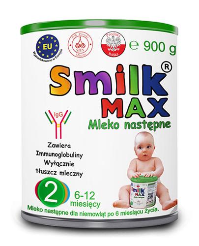  Smilk Max 2 Mleko następne - 900 g Dla niemowląt od 6 do 12 miesiąca życia - cena, opinie, skład  - Apteka internetowa Melissa  