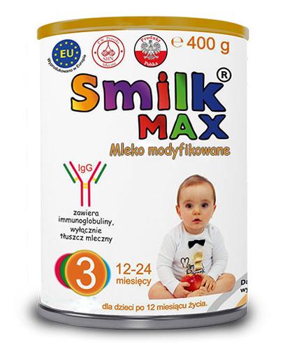  Smilk Max 3 Mleko następne - 400 g Dla dzieci powyżej 1. roku życia  - Apteka internetowa Melissa  