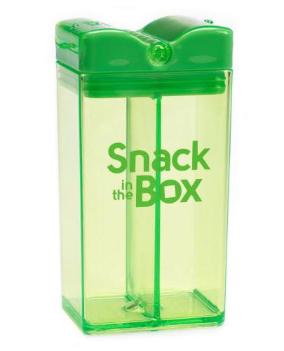 Snack in the Box Pojemnik na przekąski z tritanu, kolor zielony, 355 ml, cena, opinie, użytkowanie - Apteka internetowa Melissa