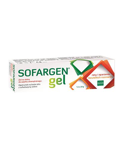 Sofargen Gel Żel na rany i oparzenia, 25 g, cena, opinie, wskazania - Apteka internetowa Melissa