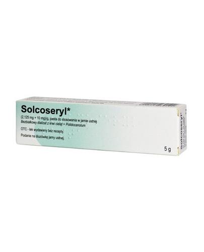  Solcoseryl pasta do stosowania w jamie ustnej - 5 g Lek na zapalenie dziąseł - cena, opinie, wskazania - Apteka internetowa Melissa  