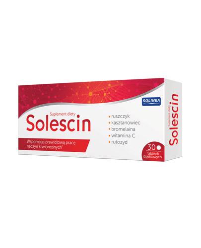 Solescin - 30 tabl. Na naczynia krwionośne - cena, opinie, właściwości