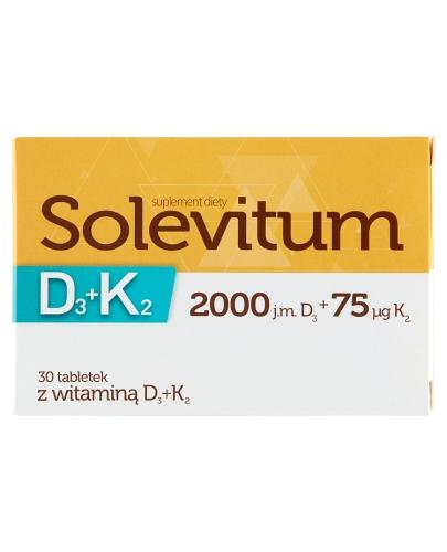  SOLEVITUM D3+K2 - 30 tabl. Na zdrowe kości i odporność. - Apteka internetowa Melissa  