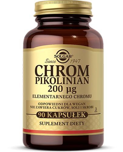 SOLGAR CHROM PIKOLINIAN 200 μg - 90 kaps. - Apteka internetowa Melissa