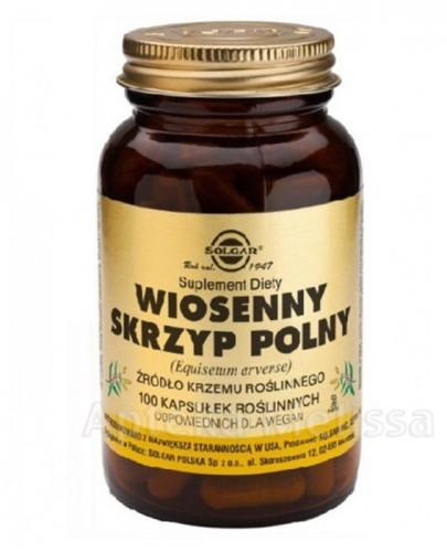 SOLGAR SKRZYP POLNY WIOSENNY - 100 kaps. - Apteka internetowa Melissa