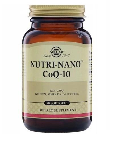 SOLGAR NUTRI-NANO CoQ-10 kaps. - 50 kaps.