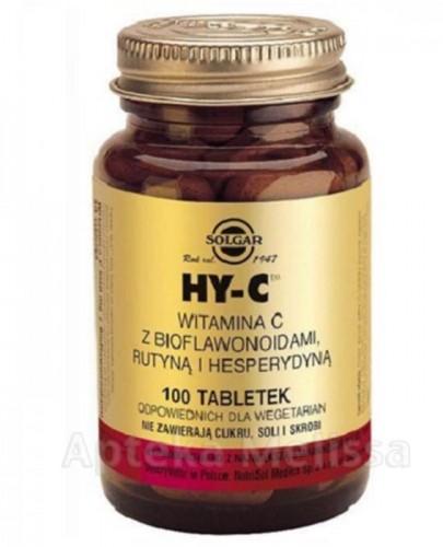 SOLGAR HY-C WITAMINA C z bioflawonoidami - 100 tabl. - Apteka internetowa Melissa