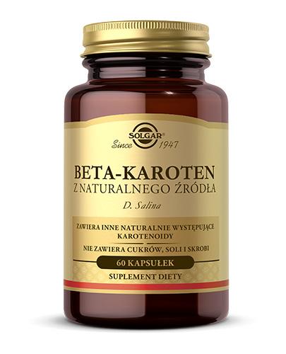 SOLGAR NATURALNY BETA KAROTEN 7 mg - 60 kaps. - Apteka internetowa Melissa