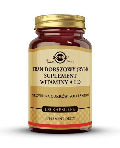 SOLGAR TRAN DORSZOWY - 100 kaps. - Apteka internetowa Melissa