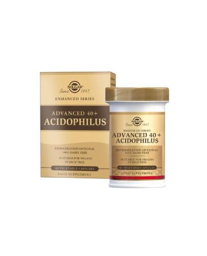 SOLGAR ADVANCED 40+ ACIDOPHILUS PROBIOTYK - 60 kaps. - Apteka internetowa Melissa