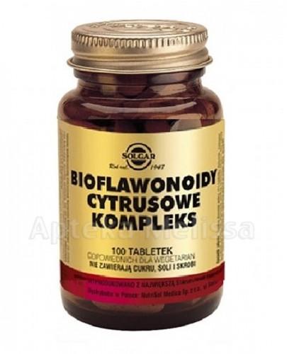 SOLGAR BIOFLAWONOIDY CYTRUSOWE KOMPLEKS 1000 mg - 100 tabl. - Apteka internetowa Melissa