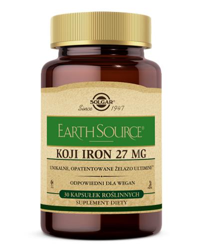  Solgar Earth Source Koji Iron 27 mg, 30 kaps., cena, opinie, właściwości - Apteka internetowa Melissa  