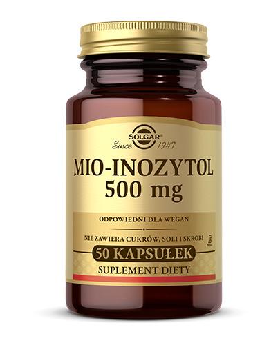  SOLGAR Mio-inozytol 500 mg, 50 kapsułek - Apteka internetowa Melissa  