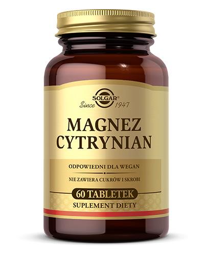 SOLGAR MAGNEZ CYTRYNIAN - 60 tabl. - Apteka internetowa Melissa
