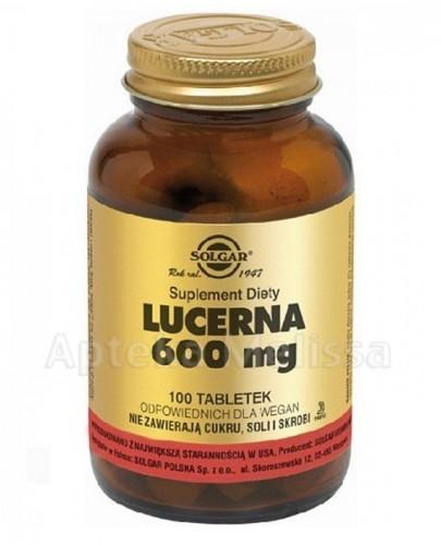 SOLGAR LUCERNA 600 mg - 100 tabl. - Apteka internetowa Melissa