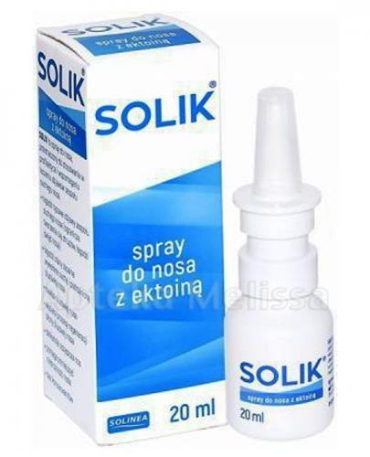  SOLIK  Spray do nosa z ektoiną, 20 ml - Apteka internetowa Melissa  