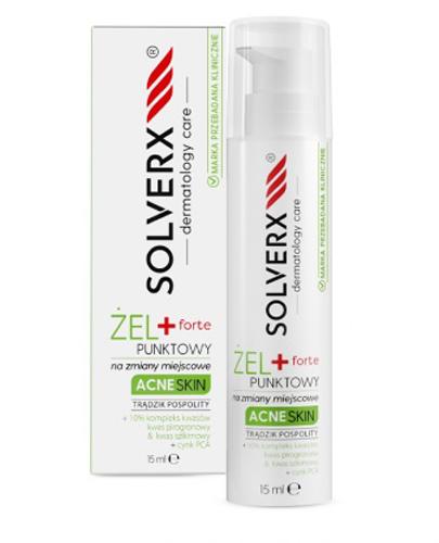  Solverx Acne Skin Forte Żel punktowy, 15 ml - Apteka internetowa Melissa  