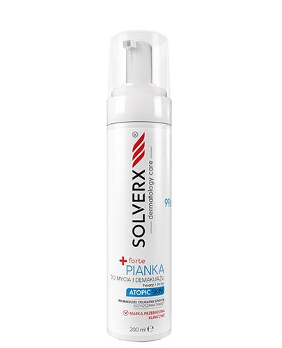  Solverx Atopic Skin Forte Pianka do mycia twarzy i demakijażu, 200 ml - Apteka internetowa Melissa  