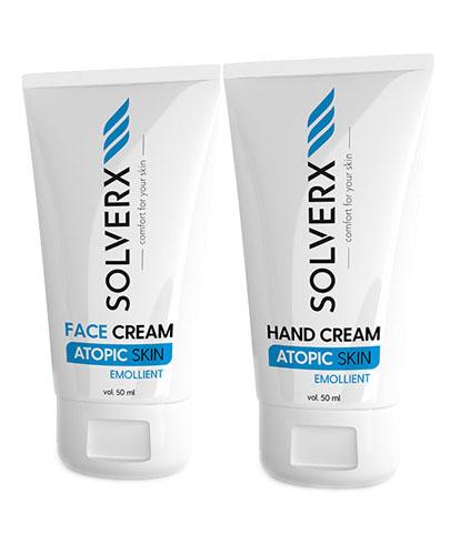 SOLVERX ATOPIC SKIN Krem do twarzy - 50 ml + SOLVERX ATOPIC SKIN Krem do rąk - 50 ml - Apteka internetowa Melissa