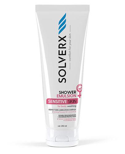  SOLVERX SENSITIVE SKIN FOR WOMEN Żel - emulsja pod prysznic - 250 ml - Apteka internetowa Melissa  