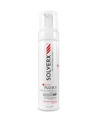  Solverx Sensitive Skin Forte Pianka do mycia twarzy i demakijażu, 200 ml - Apteka internetowa Melissa  