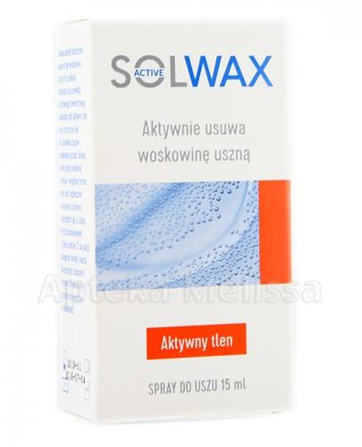  SOLWAX ACTIVE Spray do uszu - 15 ml - cena, opinie, stosowanie - Apteka internetowa Melissa  