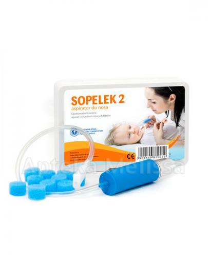  SOPELEK 2 Aspirator do nosa aparat + 10 sztuk jednorazowych filtrów absorpcyjnych - Apteka internetowa Melissa  