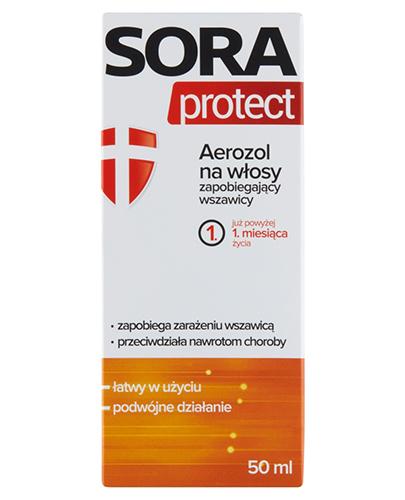  SORA PROTECT Aerozol na włosy zapobiegający wszawicy - 50 ml - Apteka internetowa Melissa  