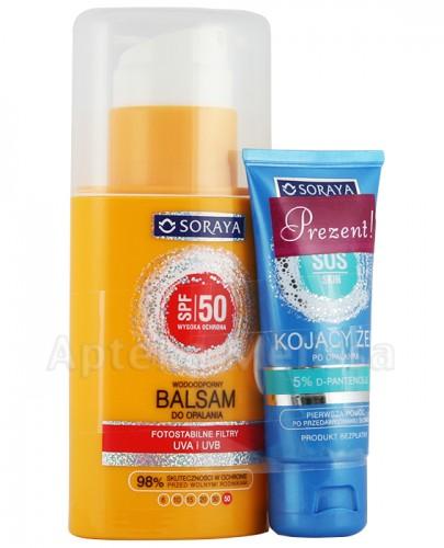 SORAYA Wodoodporny balsam do opalania SPF50+ - 100 ml + Kojący żel po opalaniu - 30 ml - Apteka internetowa Melissa
