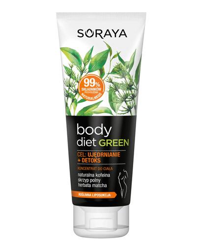  Soraya Body Diet Green ujędrnianie + detoks - 200 ml - cena, opinie, stosowanie  - Apteka internetowa Melissa  