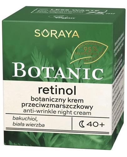  Soraya Botanic Retinol Botaniczny krem przeciwzmarszczkowy na noc 40 + - 75 ml - cena, opinie, właściwości - Apteka internetowa Melissa  
