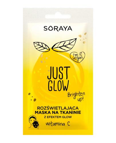  Soraya Just Glow Rozświetlająca maska na tkaninie - 17 g - cena, opinie, właściwości  - Apteka internetowa Melissa  