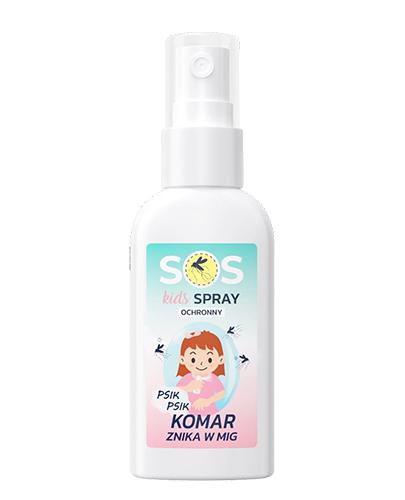  SOS Kids Spray ochronny o właściwościach odstraszających komary, 40 ml, cena, opinie, wlaściwości - Apteka internetowa Melissa  