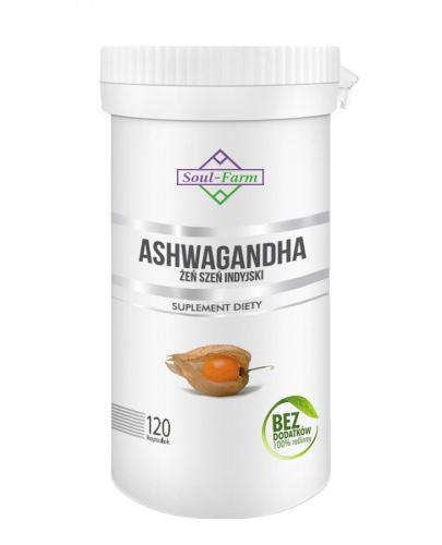  Soul-Farm Ashwagandha ekstrakt 500 mg, 120 kaps., cena, opinie, wskazania - Apteka internetowa Melissa  
