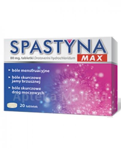 SPASTYNA MAX 80 mg - 20 tabl. - Apteka internetowa Melissa