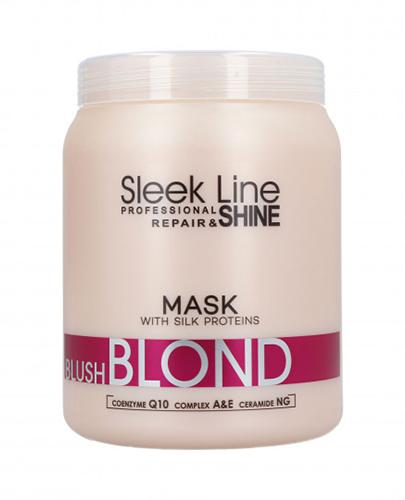  Stapiz Sleek Line Blush Maska do włosów blond z jedwabiem - 1000 ml - cena, opinie, właściwości - Apteka internetowa Melissa  