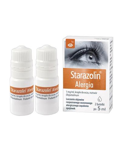  Starazolin Alergia Krople do oczu roztwór 1 mg/ml, 2 x 5 ml - Apteka internetowa Melissa  