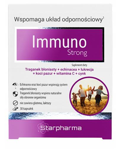  Starpharma Immuno Strong - 30 kaps. - cena, opinie, właściwości - Apteka internetowa Melissa  