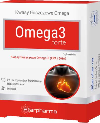  Starpharma Omega 3 Forte 60 kapsułek - Apteka internetowa Melissa  